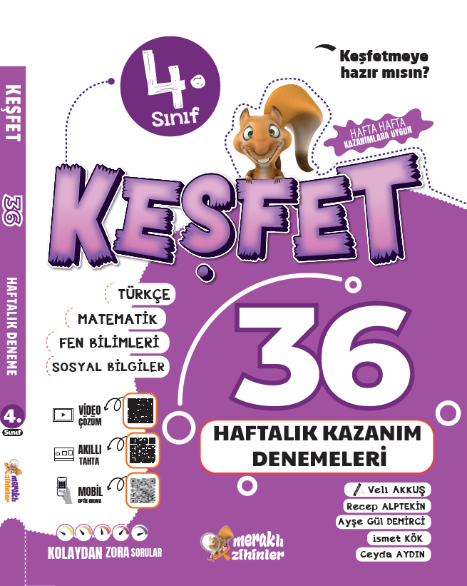 4. SINIF 36 HAFTALIK KAZANIM DENEMELERİ